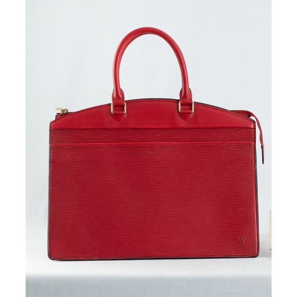 Louis Vuitton Handbags - Louis Vuitton Red Epi Riviera - New Lining